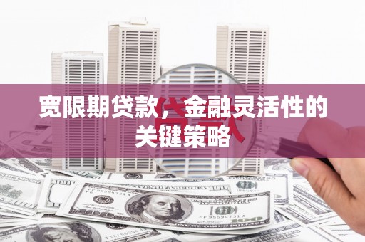唐县宽限期贷款，金融灵活性的关键策略