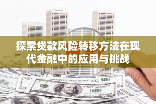 唐县探索贷款风险转移方法在现代金融中的应用与挑战