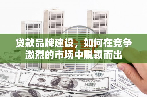 唐县贷款品牌建设，如何在竞争激烈的市场中脱颖而出