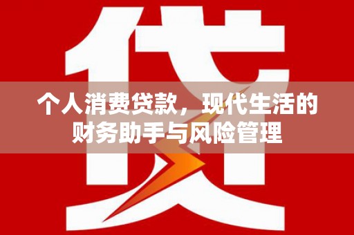 唐县个人消费贷款，现代生活的财务助手与风险管理