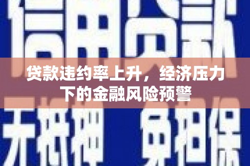 唐县贷款违约率上升，经济压力下的金融风险预警