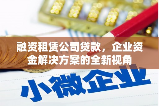 唐县融资租赁公司贷款，企业资金解决方案的全新视角