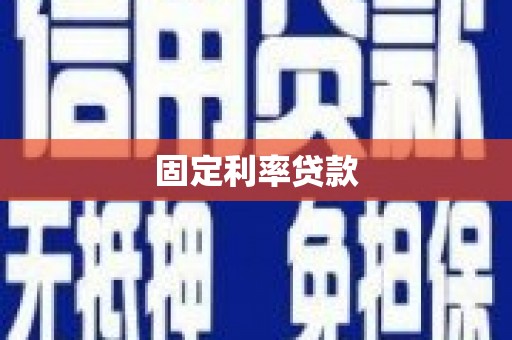 唐县固定利率贷款