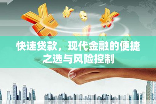 唐县快速贷款，现代金融的便捷之选与风险控制