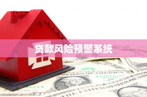 唐县贷款风险预警系统