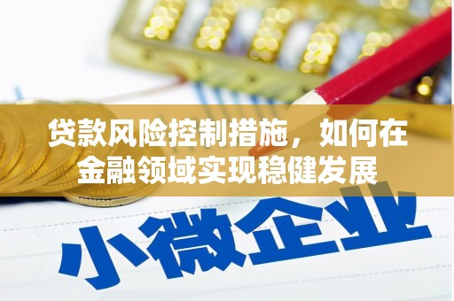 唐县贷款风险控制措施，如何在金融领域实现稳健发展