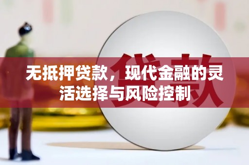 唐县无抵押贷款，现代金融的灵活选择与风险控制