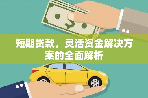 唐县短期贷款，灵活资金解决方案的全面解析