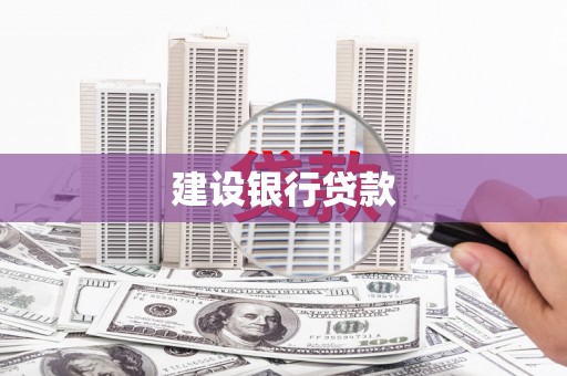唐县建设银行贷款