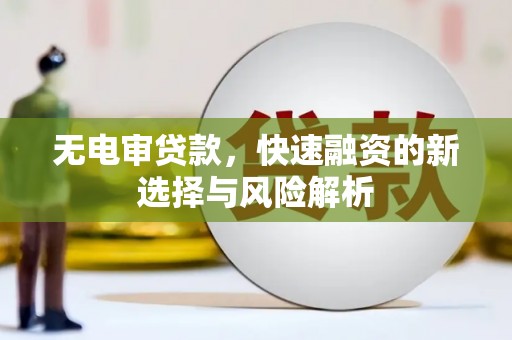 唐县无电审贷款，快速融资的新选择与风险解析