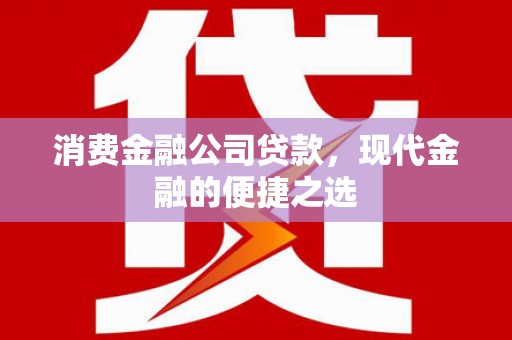 唐县消费金融公司贷款，现代金融的便捷之选