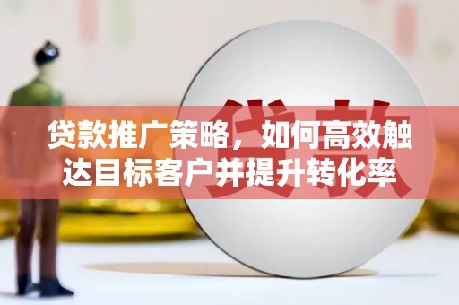 唐县贷款推广策略，如何高效触达目标客户并提升转化率