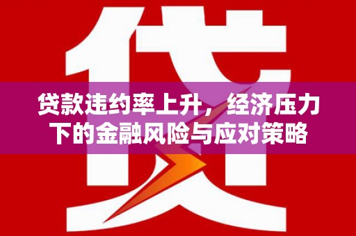 唐县贷款违约率上升，经济压力下的金融风险与应对策略