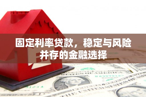唐县固定利率贷款，稳定与风险并存的金融选择