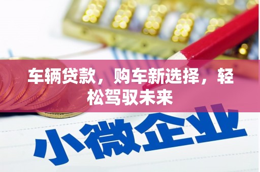 唐县车辆贷款，购车新选择，轻松驾驭未来