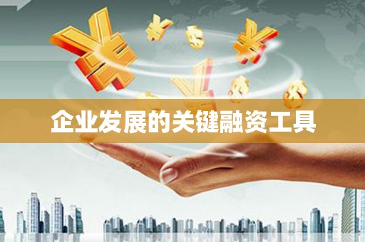 唐县企业发展的关键融资工具