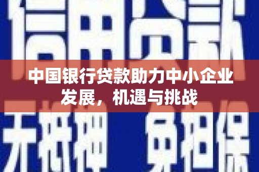 唐县中国银行贷款助力中小企业发展，机遇与挑战
