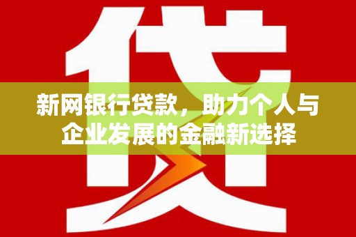 唐县新网银行贷款，助力个人与企业发展的金融新选择