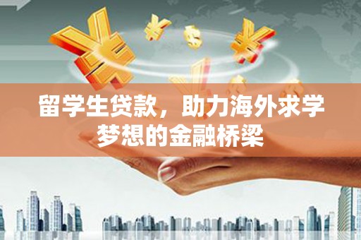 唐县留学生贷款，助力海外求学梦想的金融桥梁