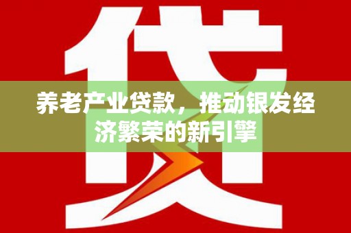 唐县养老产业贷款，推动银发经济繁荣的新引擎