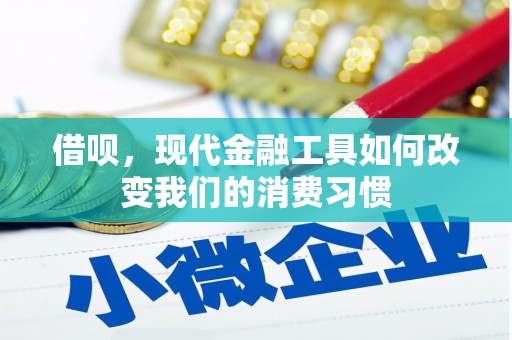 唐县借呗，现代金融工具如何改变我们的消费习惯