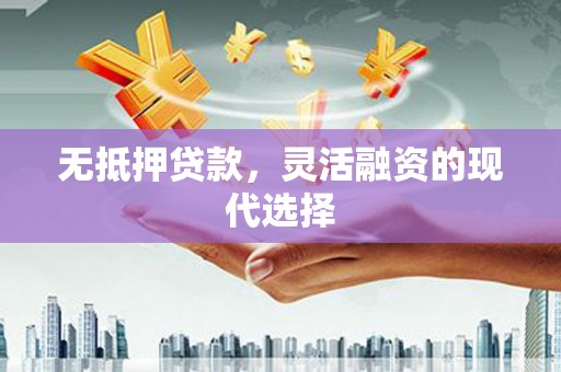 唐县无抵押贷款，灵活融资的现代选择