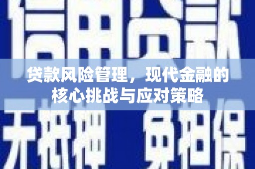 唐县贷款风险管理，现代金融的核心挑战与应对策略