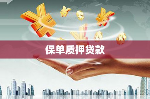 唐县保单质押贷款