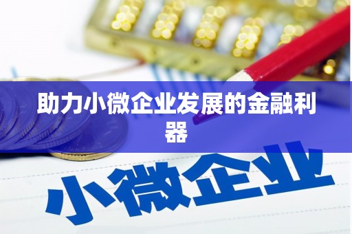 唐县助力小微企业发展的金融利器