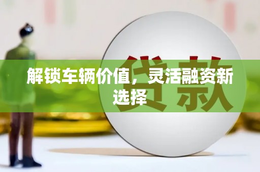 唐县解锁车辆价值，灵活融资新选择