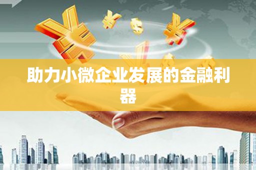 唐县助力小微企业发展的金融利器