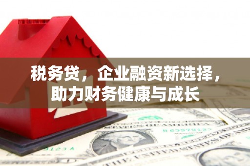 唐县税务贷，企业融资新选择，助力财务健康与成长